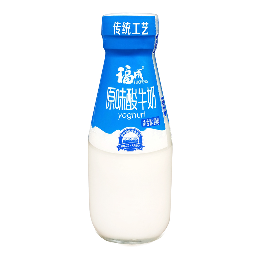 福成原味酸牛奶（瓶酸）